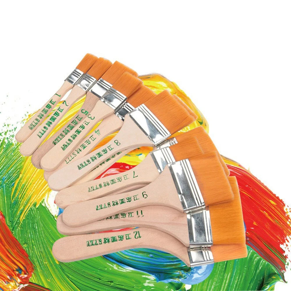 12pcs/set  Nylon Paint Brushes