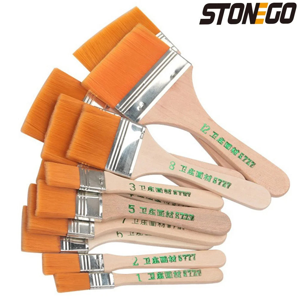 12pcs/set  Nylon Paint Brushes