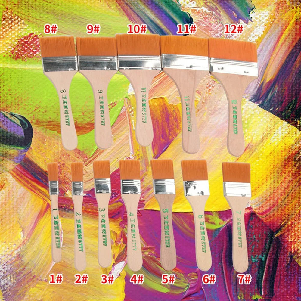 12pcs/set  Nylon Paint Brushes