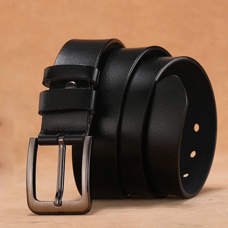 Plus Size Men Belts High Quality Genuine Leather