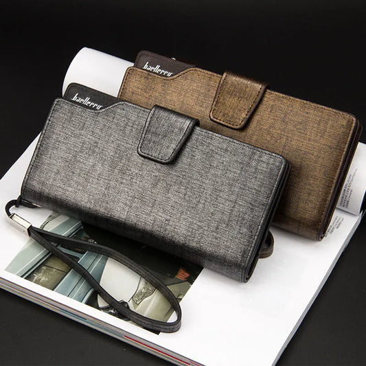 Men Wallets Long Style Card Holder