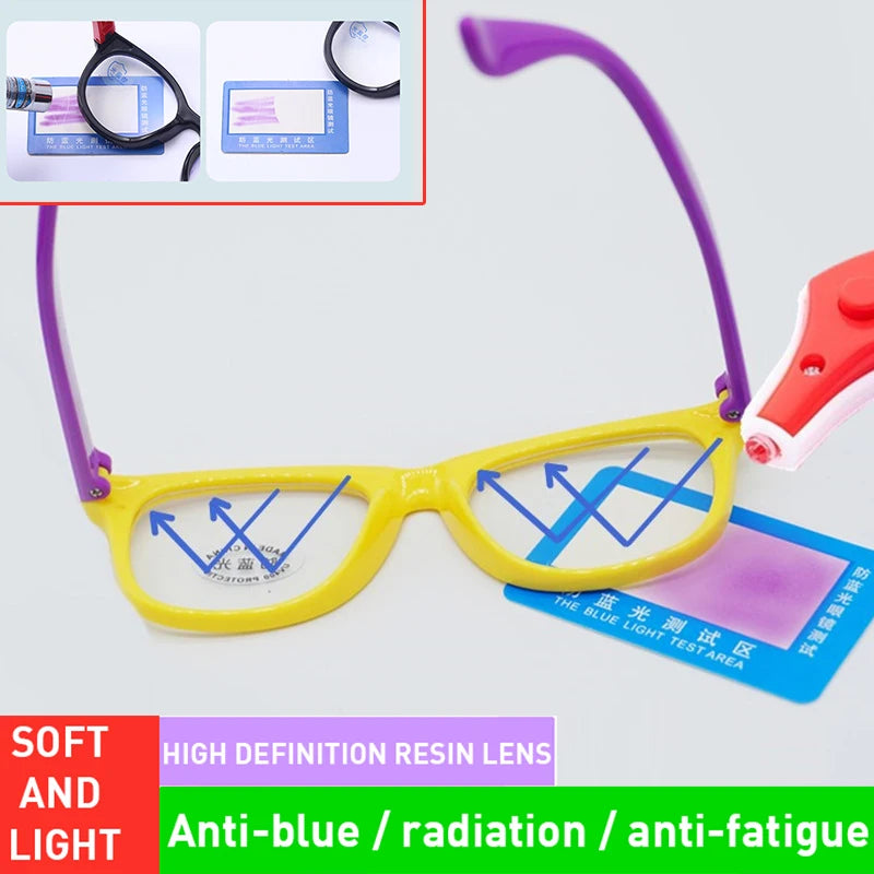 Anti Blue Light Kids Glasses