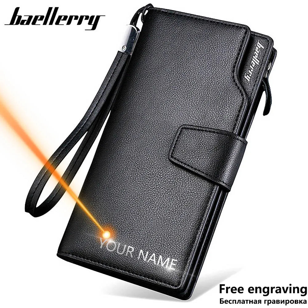 Men Wallets Long Style Card Holder