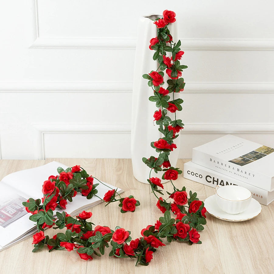 250CM Artificial Rose Flowers for Wedding Home Room Decoration S