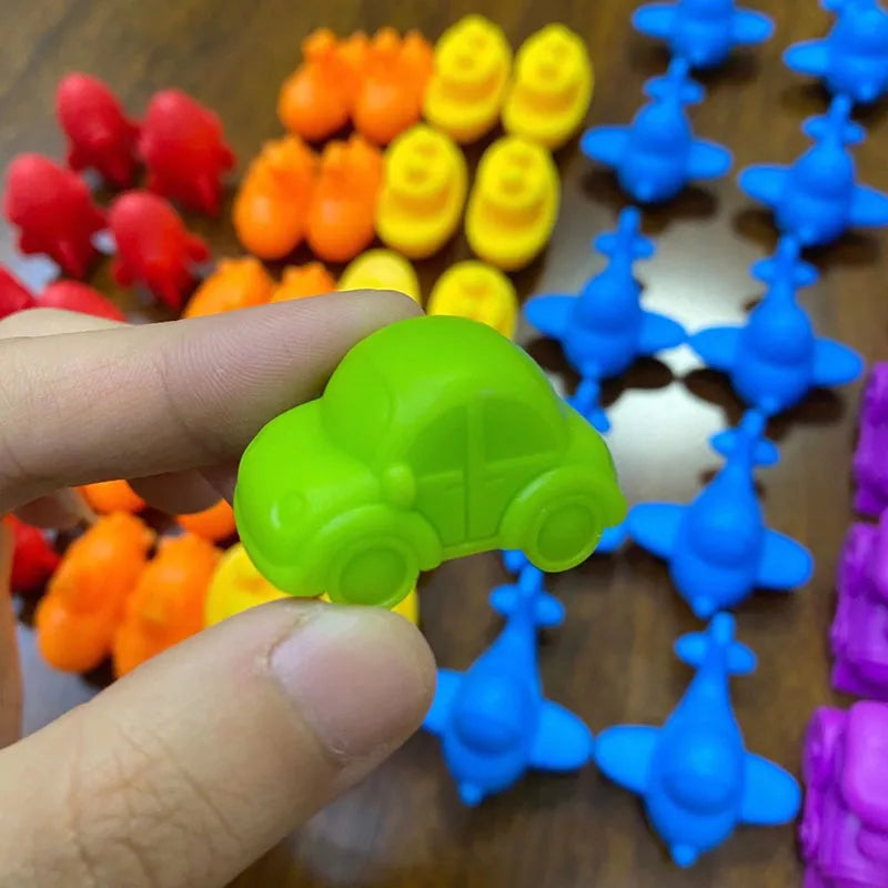 Rainbow Counting Bear Math Toys Animal