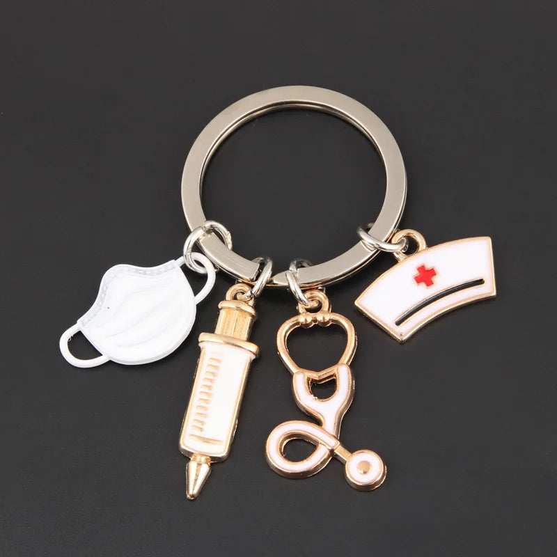 New Doctor Keychain Medical Tool Key Ring