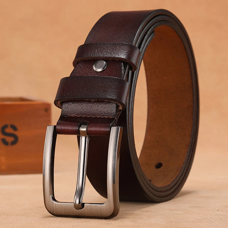 Plus Size Men Belts High Quality Genuine Leather