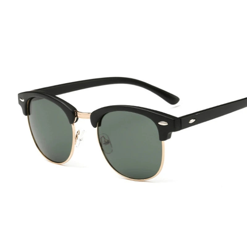 Half Frame Polarized Sunglasses