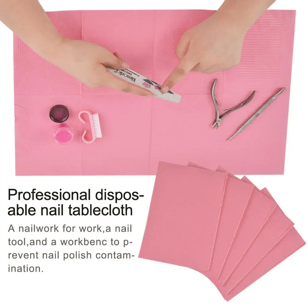 20Pcs Nails Art Cleaning Desk Mat