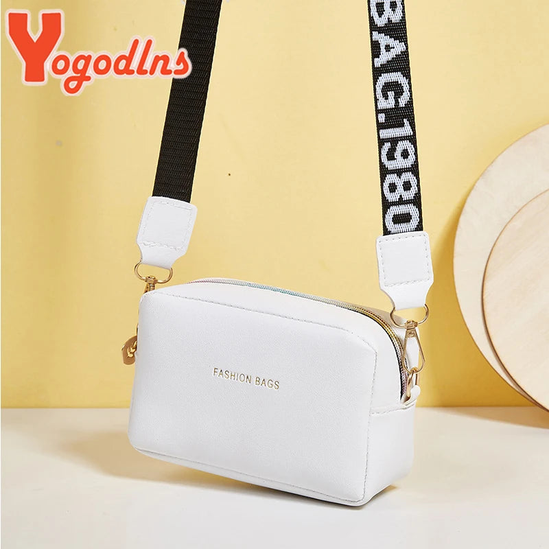 Small Square Bag  PU Leather Shoulder Messenger