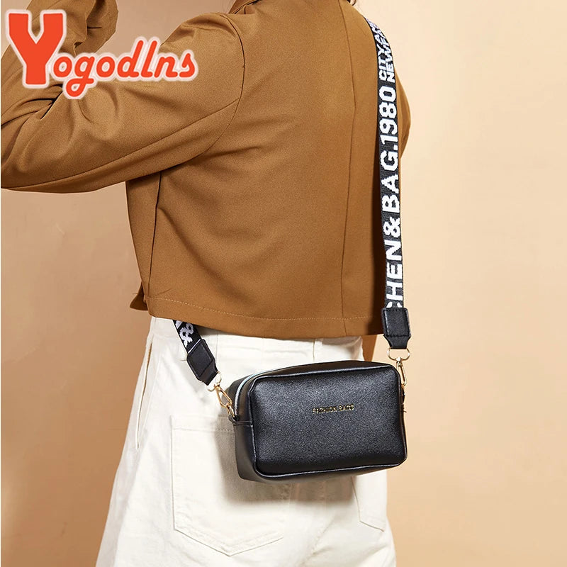 Small Square Bag  PU Leather Shoulder Messenger