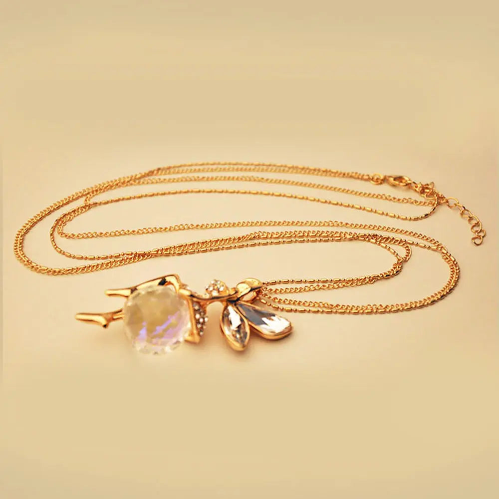 Butterfly Fairy Pendant Necklace Women Fashion