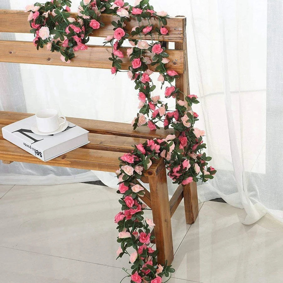 250CM Artificial Rose Flowers for Wedding Home Room Decoration S