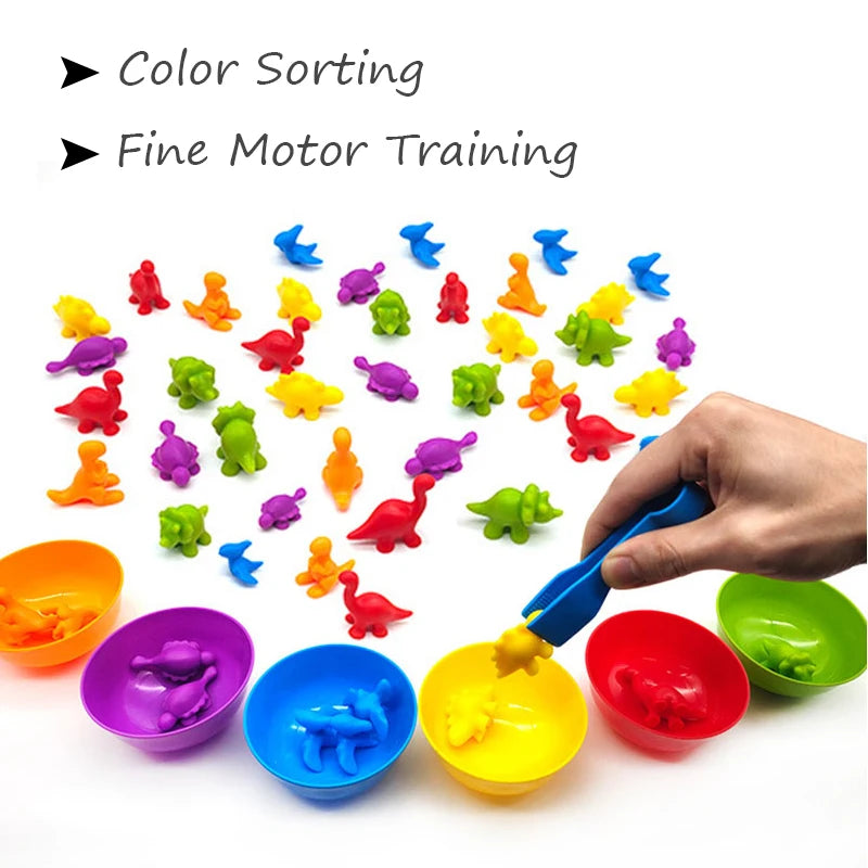 Rainbow Counting Bear Math Toys Animal