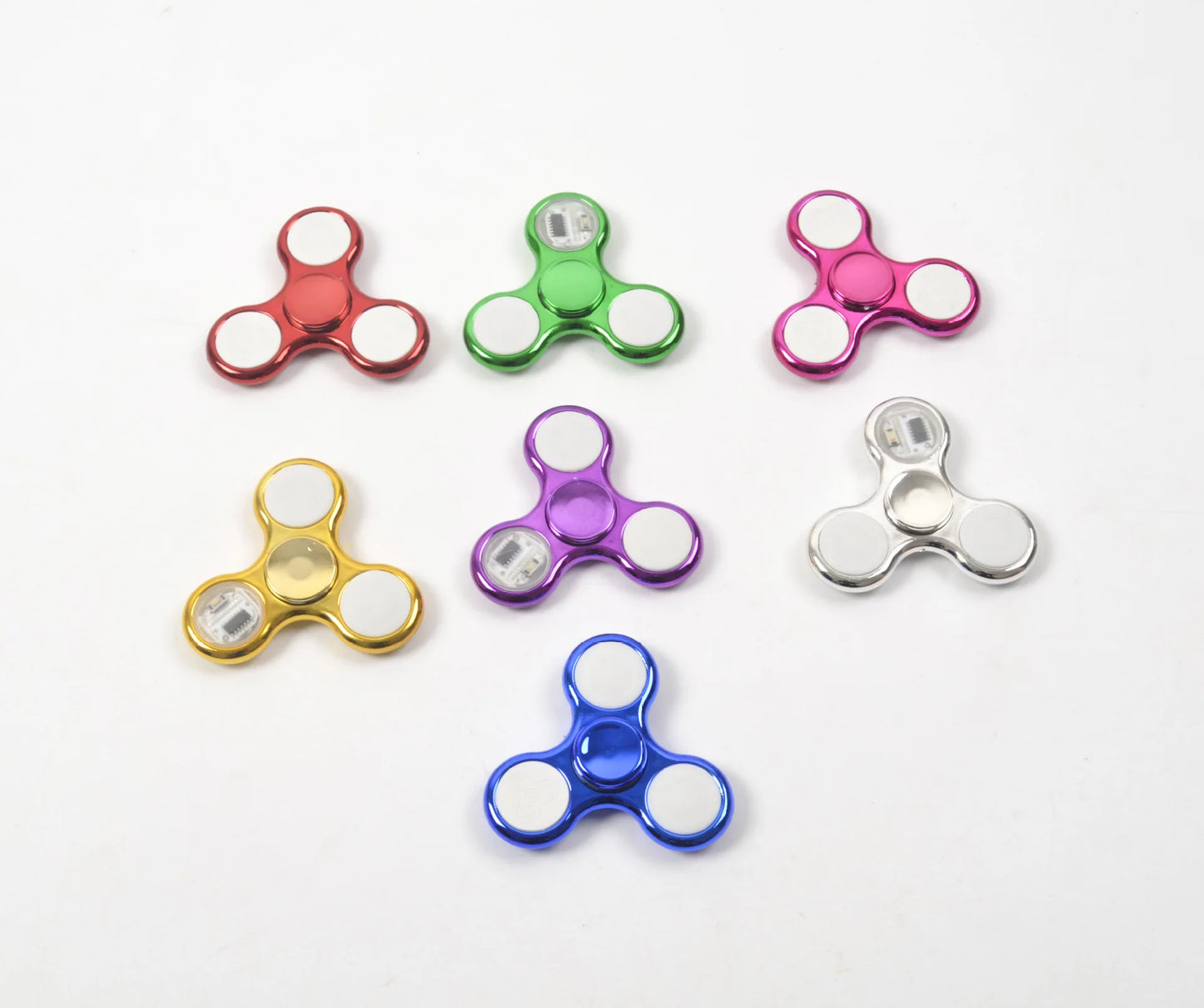 6colors Creative LED Light Luminous Fidget Spinner