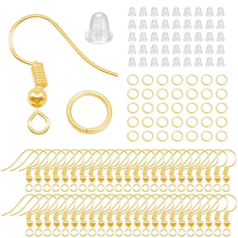 100/300pcs/Lot  Earring Hook Kit