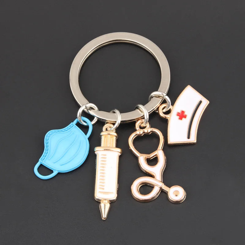 New Doctor Keychain Medical Tool Key Ring