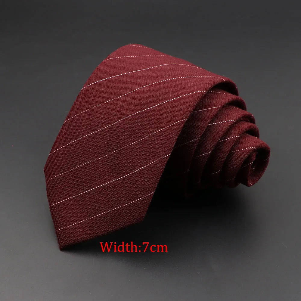 Mens Ties 6cm Classic Cotton Handmade