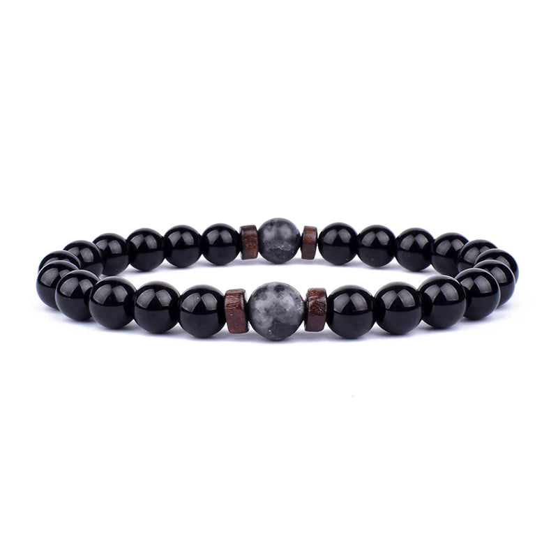 Volcanic Stone Bracelet for Men