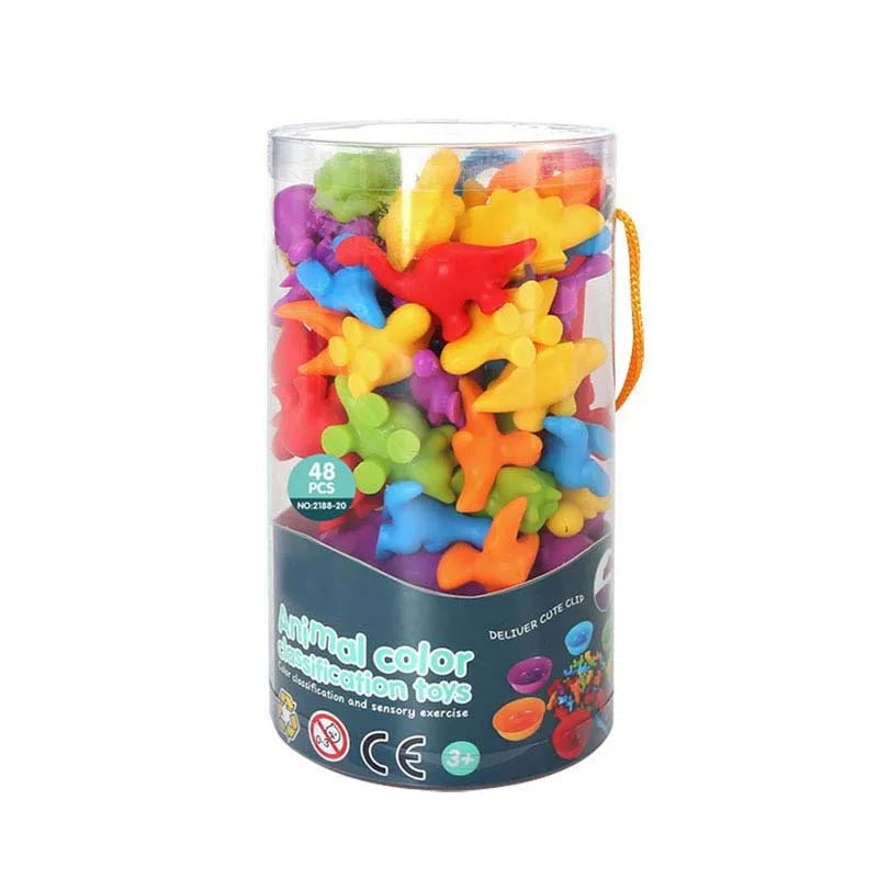 Rainbow Counting Bear Math Toys Animal