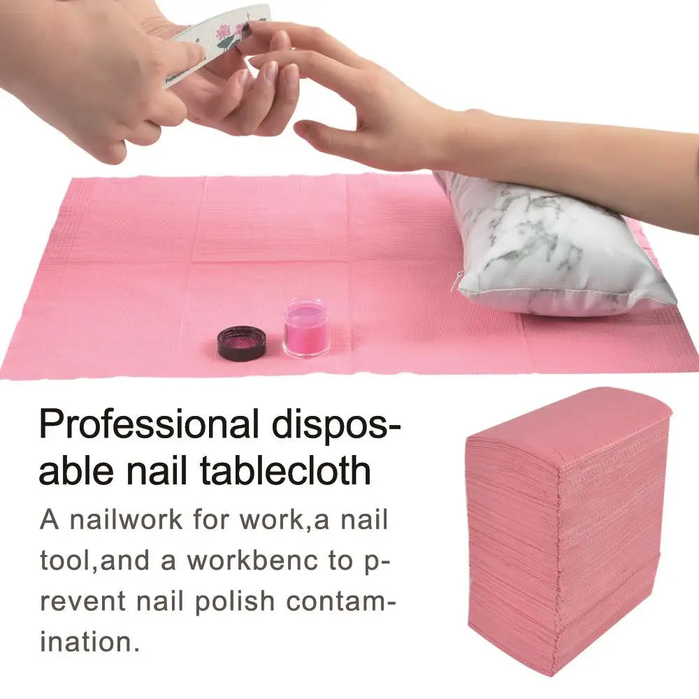 20Pcs Nails Art Cleaning Desk Mat