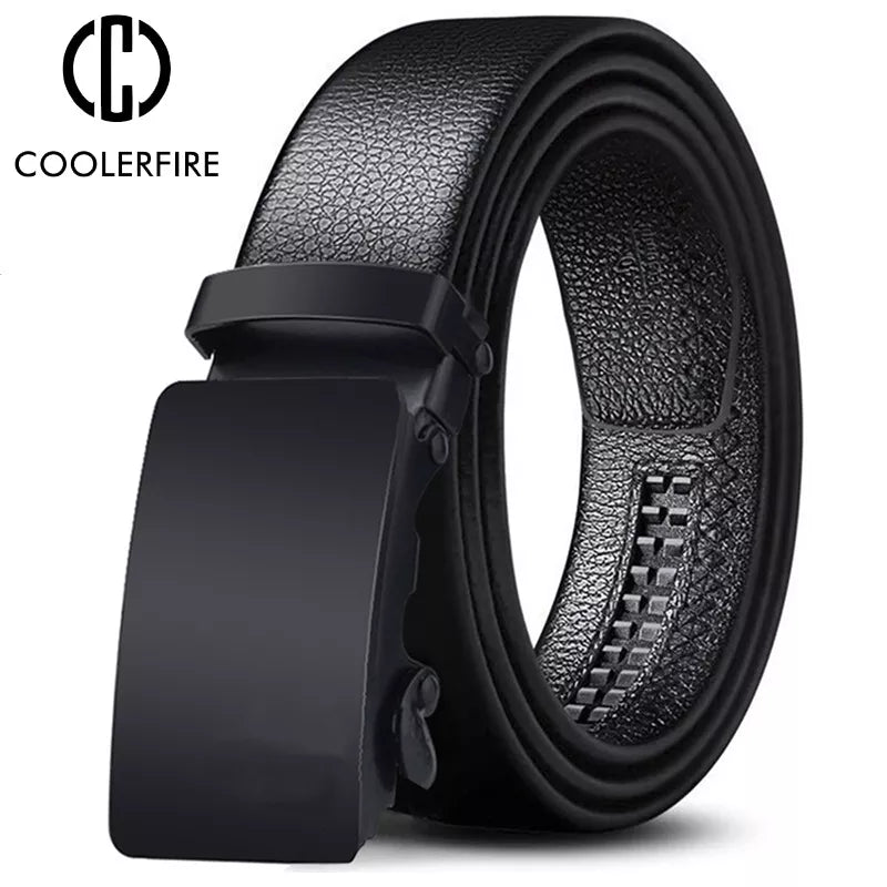 Automatic Buckle Leather High Quality Belts