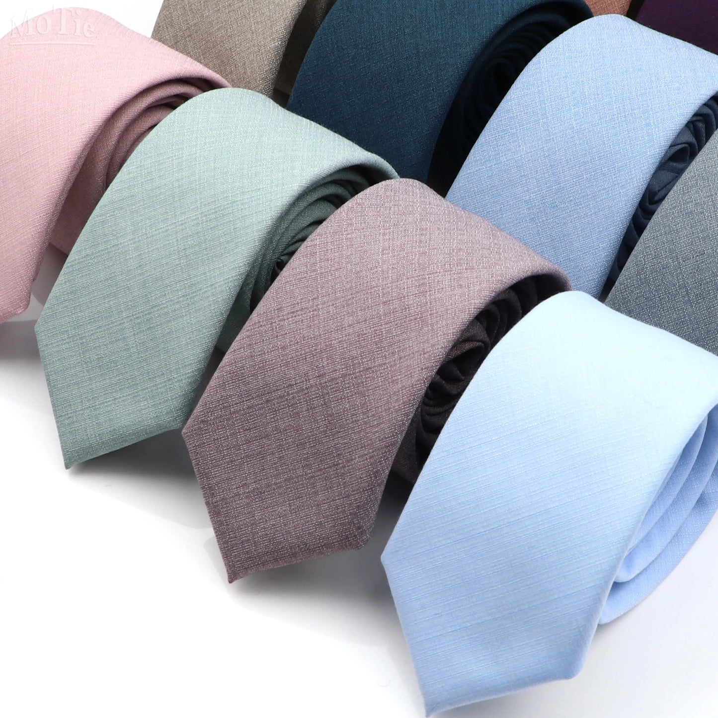 New Men's Solid Color Tie