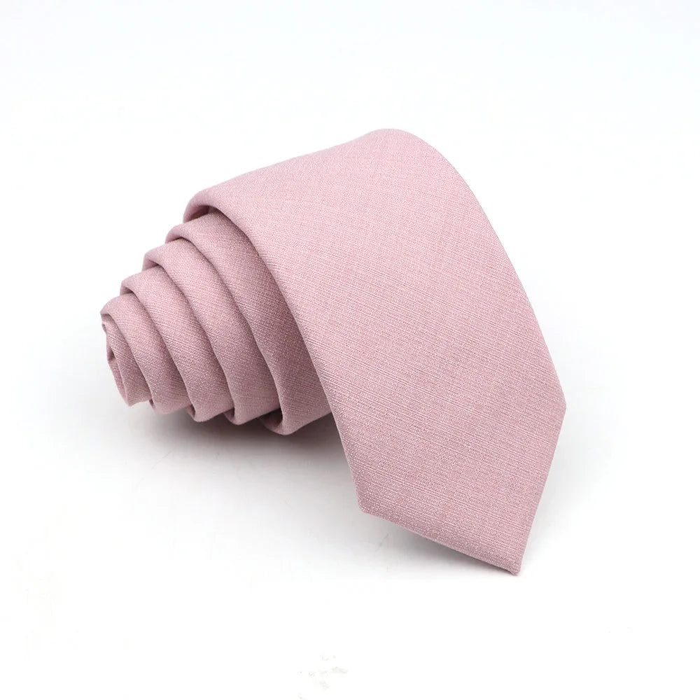 New Men's Solid Color Tie