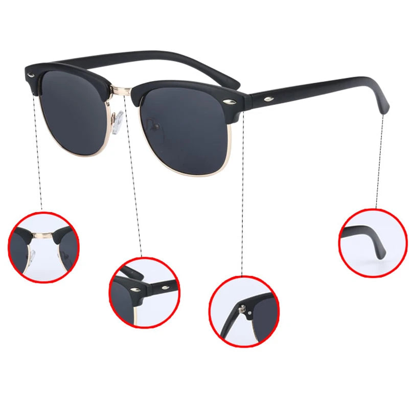 Classic Fashion Retro Brand Sun Glasses