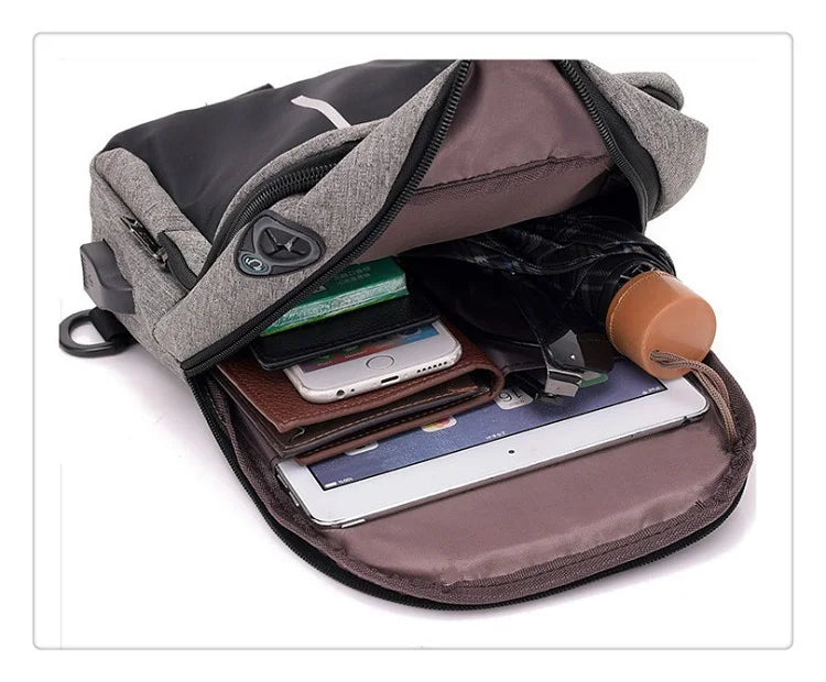 small usb charge shoulder bag