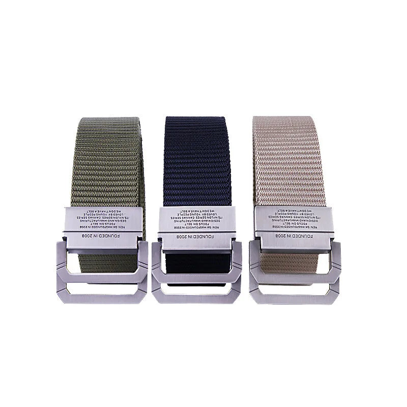 Automatic Buckle Metal Webbing Belts