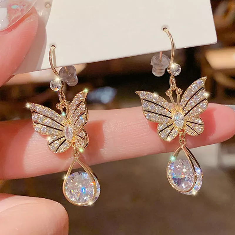 Butterfly Earrings For Women Luxury