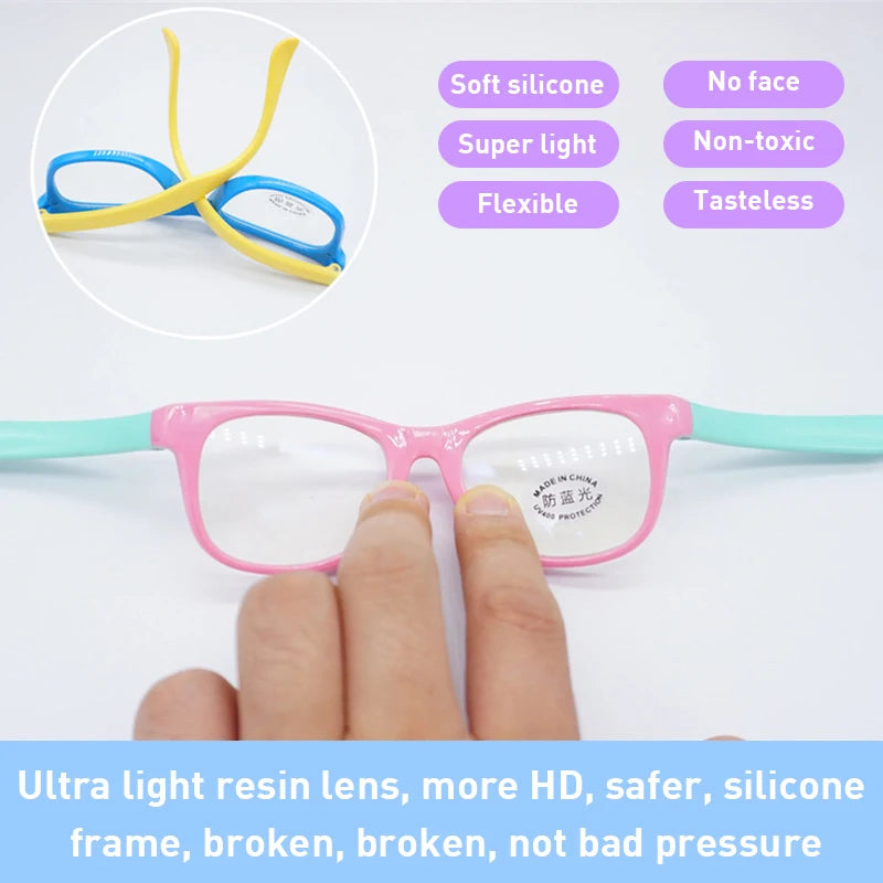 Anti Blue Light Kids Glasses