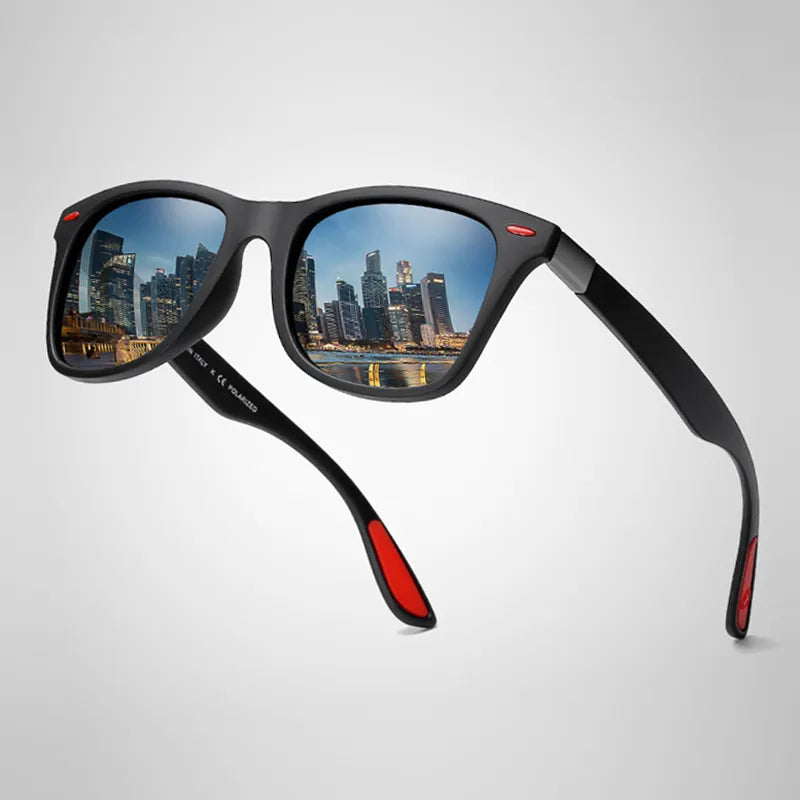 Square Plastic Polarized Sunglasses