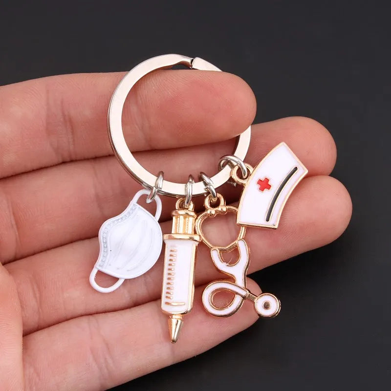 New Doctor Keychain Medical Tool Key Ring