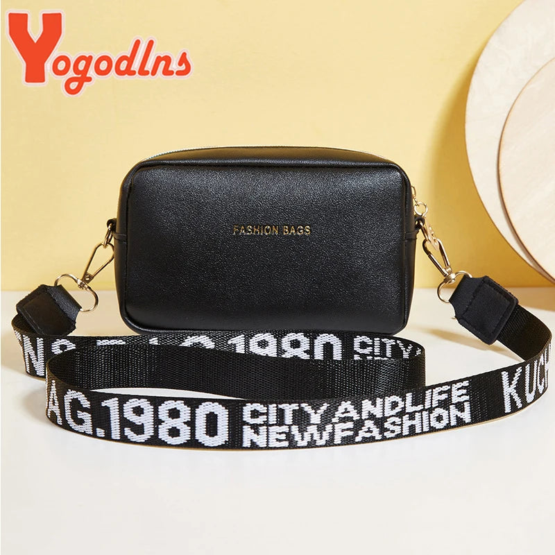 Small Square Bag  PU Leather Shoulder Messenger