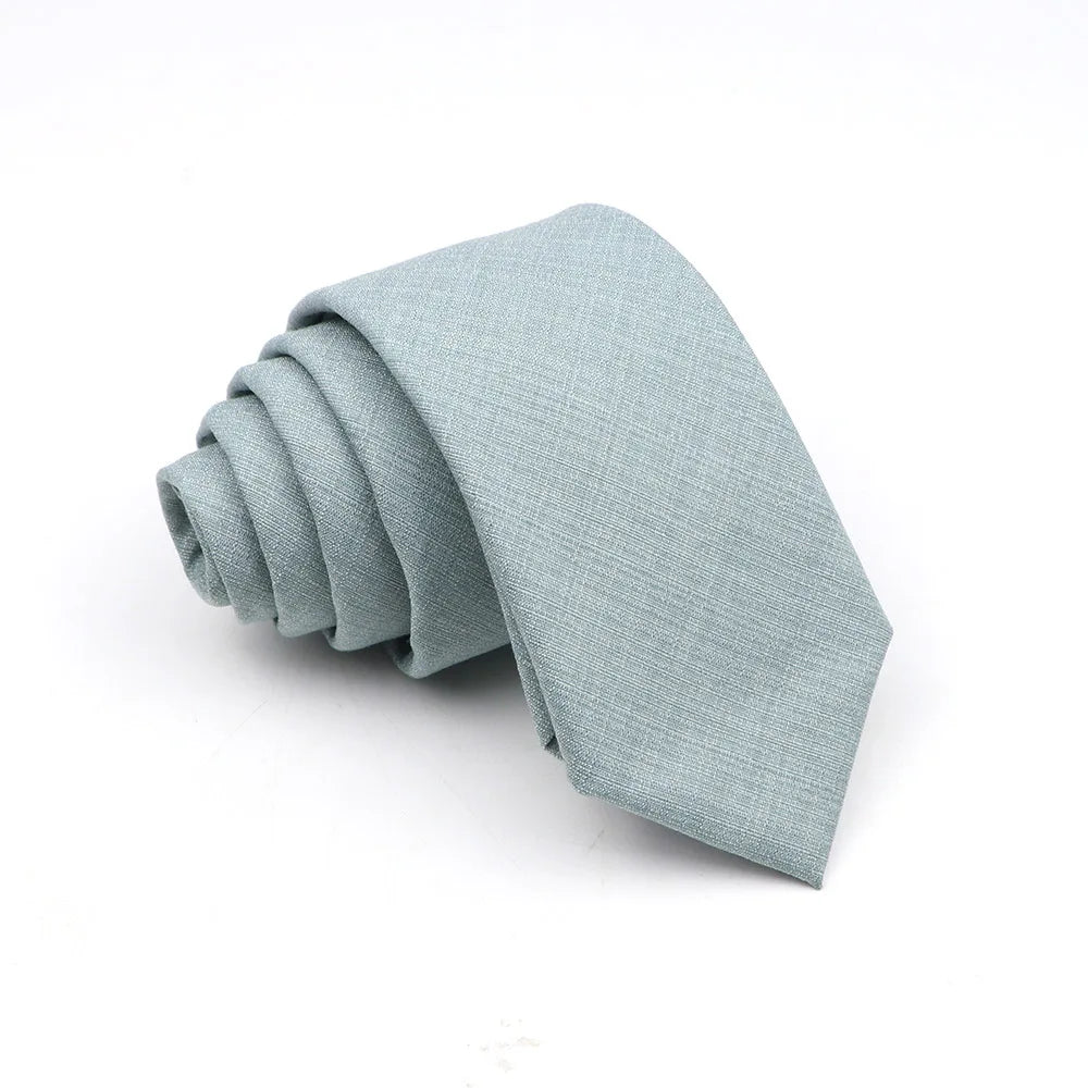 New Men's Solid Color Tie