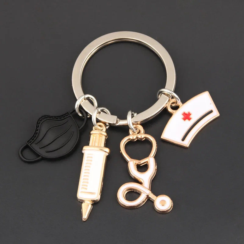 New Doctor Keychain Medical Tool Key Ring