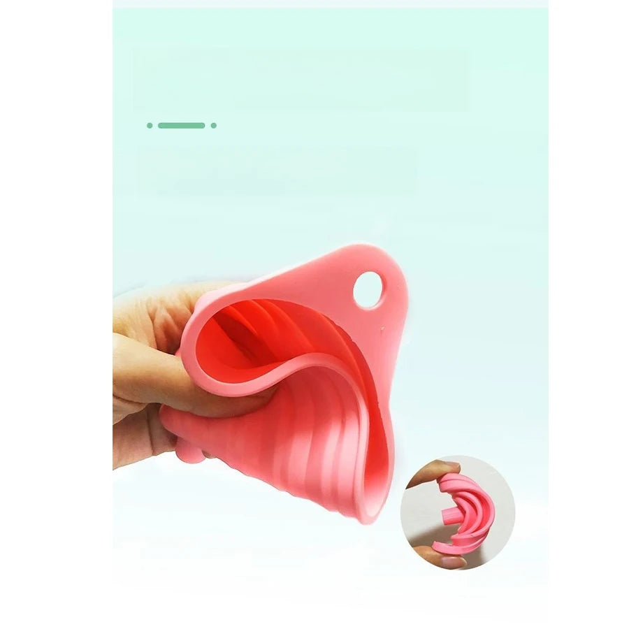 4 Piece Food Grade Silicone Funnel Set,