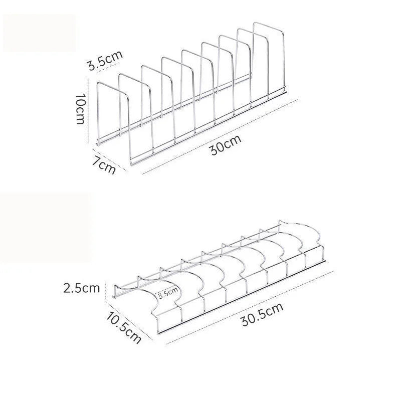 Stainless Steel Dish Rack Plate Dish Drying Rack