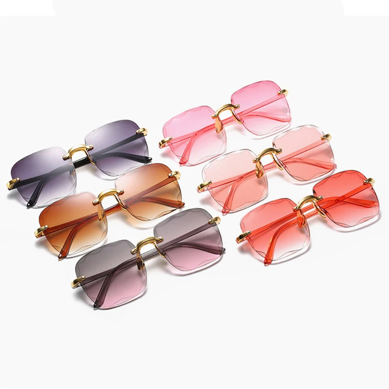 Rimless Women's Sunglasses