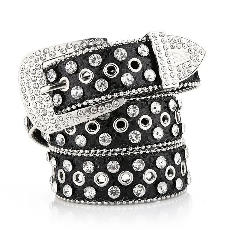 Gorgeous Rhinestone Studded Belt -