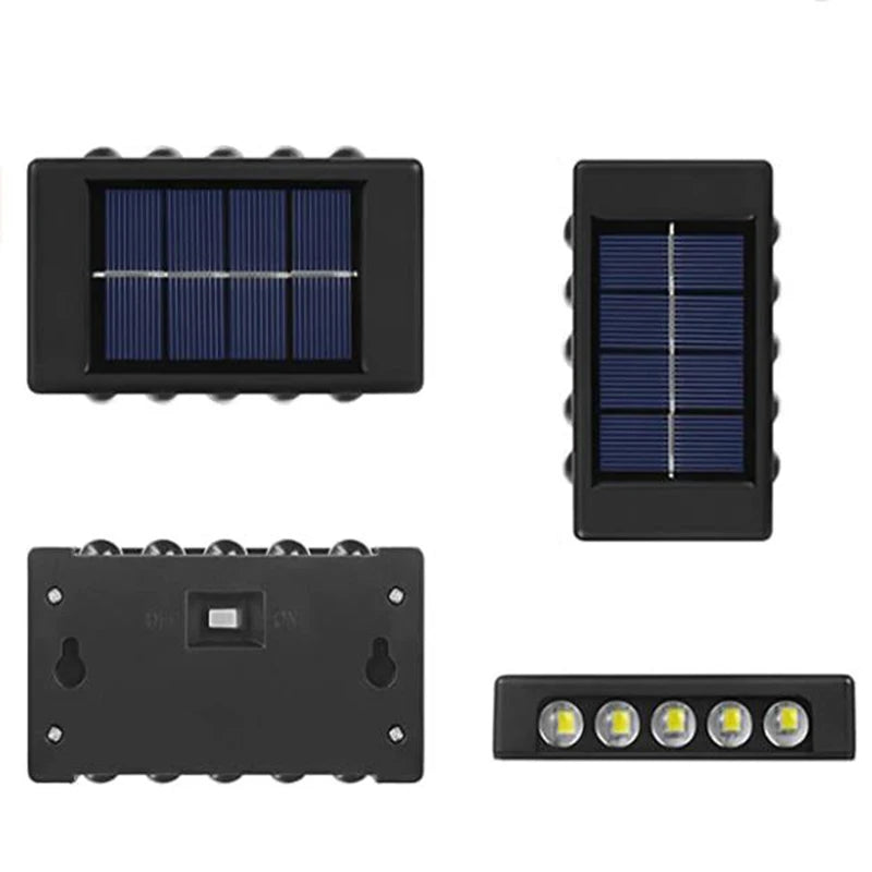 10/8/6/4LED Solar Wall Lamp