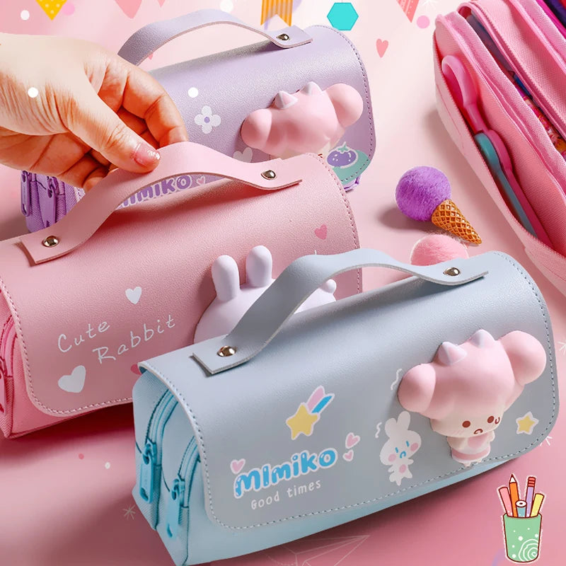 3D Kawaii Pencil Case waterproof