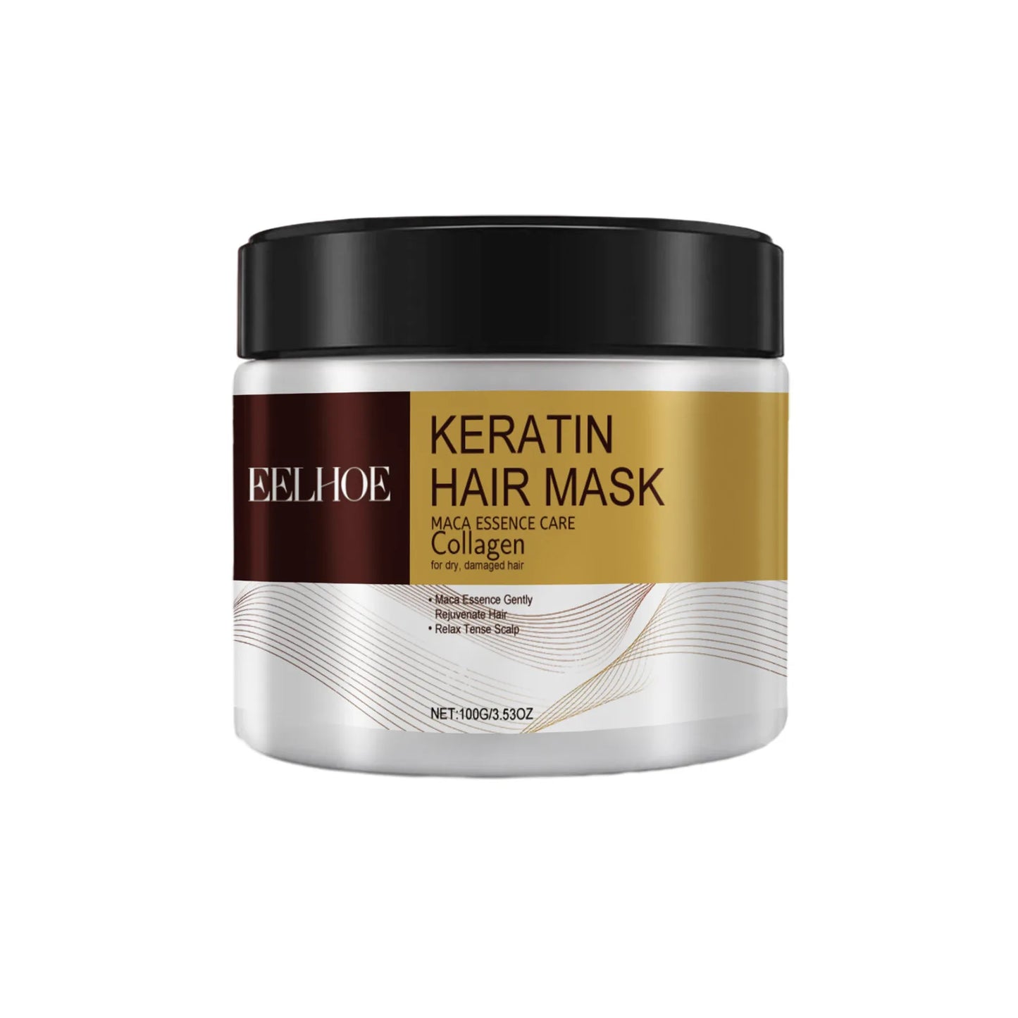 Collagen Mask for Hair Deep Moisturizing Nourish Shine Damaged Hair