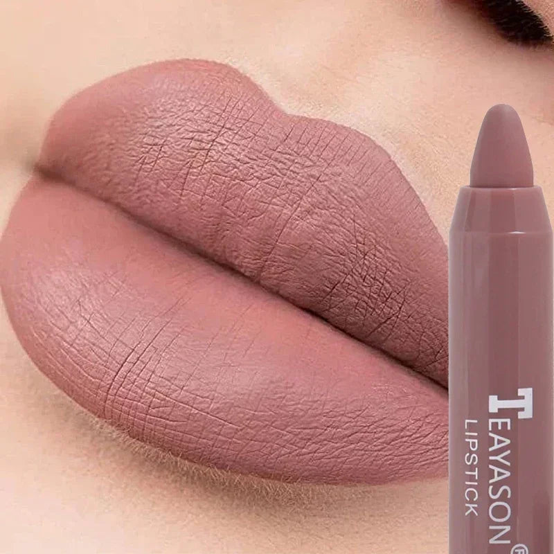 Nude Velvet Matte Lipstick Long Lasting Waterproof Color