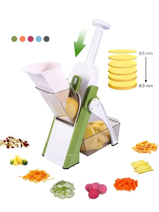 5 In 1 Manual Vegetable Cutter Multifunction Slicer