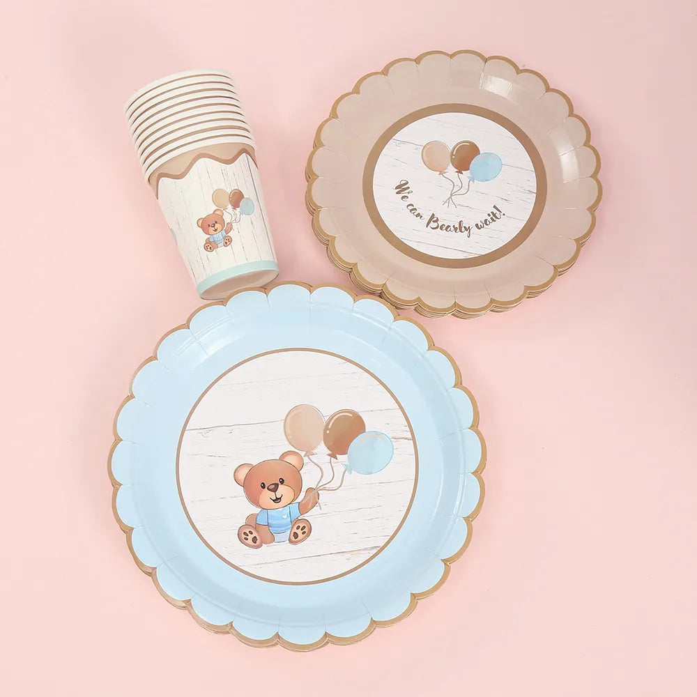 Cute Teddy Bear Tableware Sets