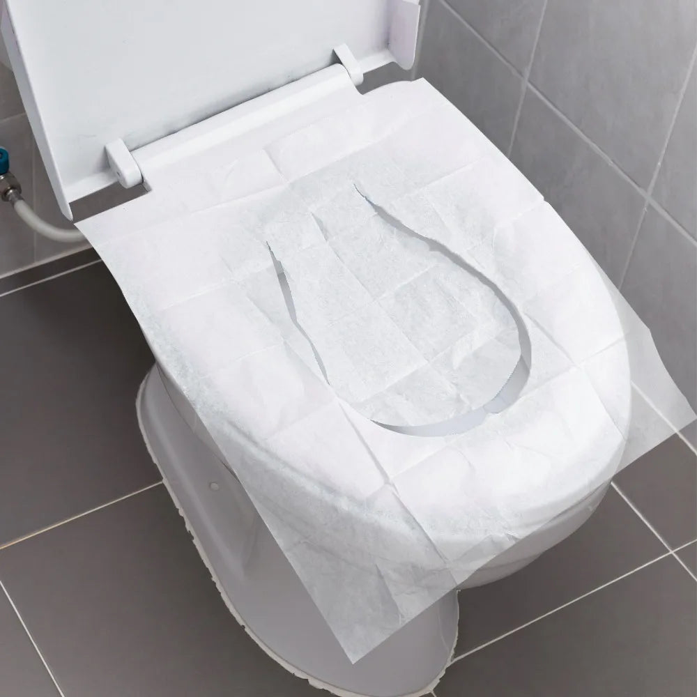 50/30/10PCS Disposable Toilet Seat Cover Portable Travel Camping