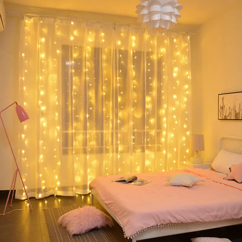 6M/3M USB LED Curtains Festoon Led Light